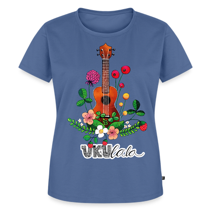 Damen Premium T-Shirt - "UKUlala" - Taubenblau