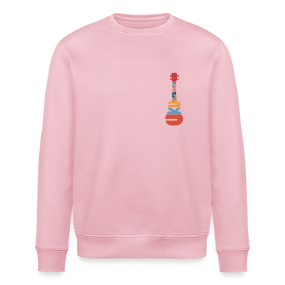 Ukulele-Sweatshirt - "Modern Flowers" - Hellrosa