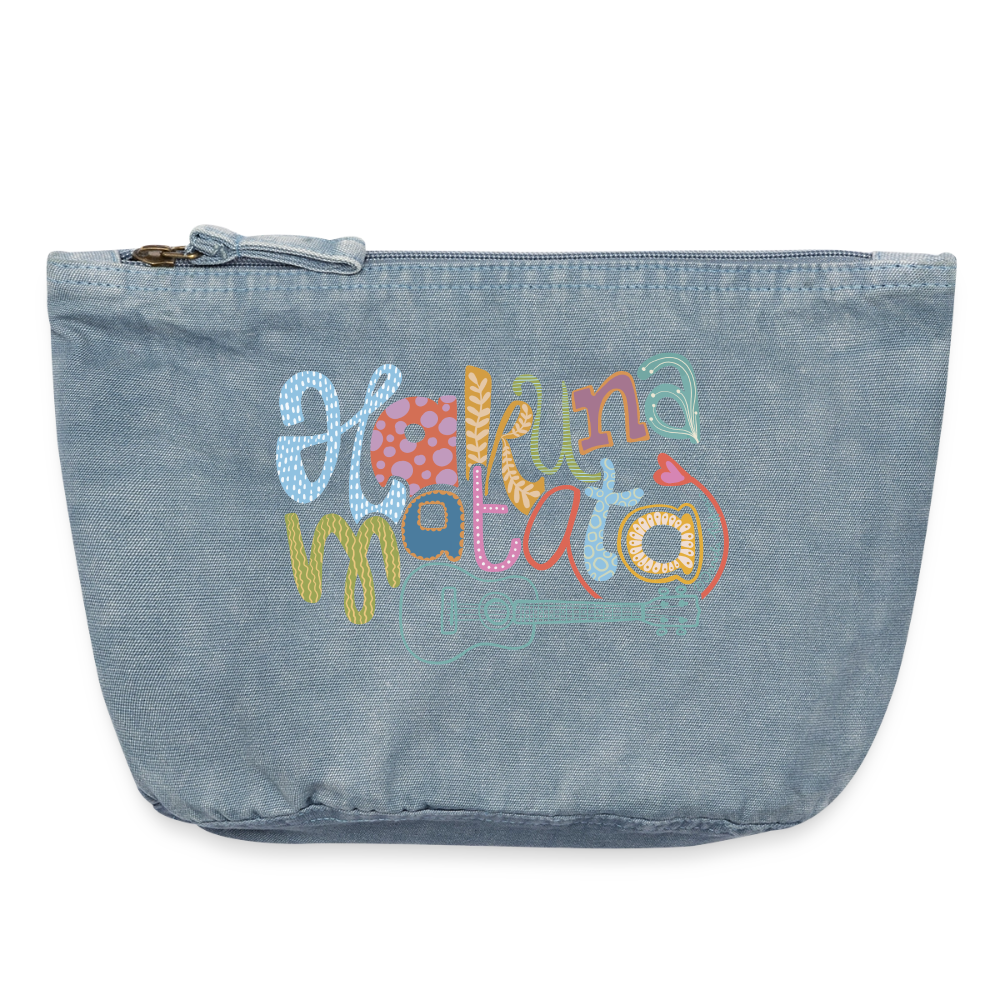 VINTAGE Täschchen "Hakuna Matata" - vintage light blue