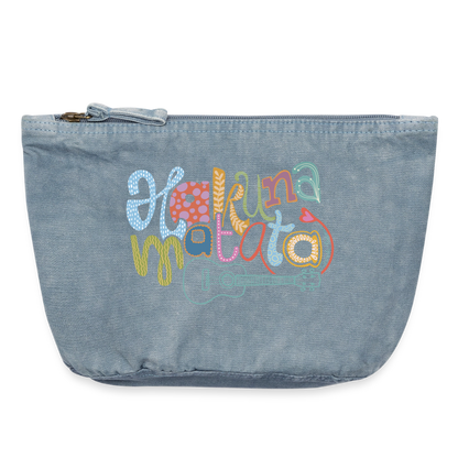 VINTAGE Täschchen "Hakuna Matata" - vintage light blue