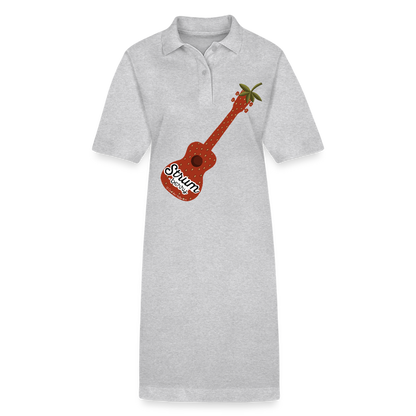 Stanley/Stella Frauen Bio-Polokleid PAIGER - Grau meliert