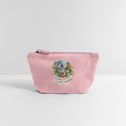 VINTAGE Täschchen "Uke & me belong together" - Vintage Rosa