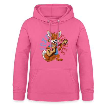 Frauen Hoodie - "Foxy Tunes" - Pink