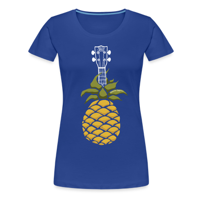 Damen Premium T-Shirt - "Pineapple Jam" - Königsblau