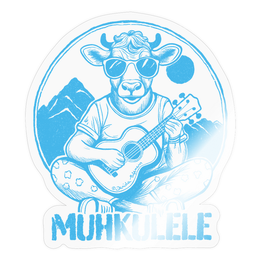Sticker "Owl you need is Uke" - transparenter Hintergrund - Transparent glänzend