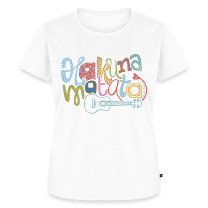 Damen Premium T-Shirt - "Hakuna Matata" - Weiß