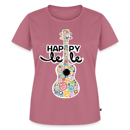 Damen Premium T-Shirt - "HAPPY-lele" - Mauve