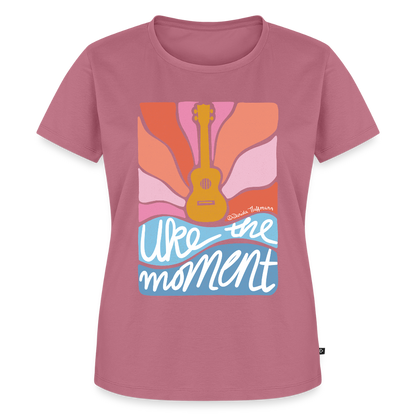 Damen Premium T-Shirt - "Uke the moment" - Mauve