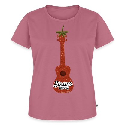 Damen Premium T-Shirt - "Strum-berry" - Mauve