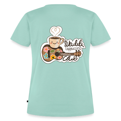 Damen Premium T-Shirt - „Ukulele Cappuccino Club" - Mint 