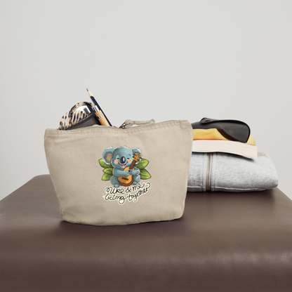 VINTAGE Täschchen "Uke & me belong together" - Vintage Sand 