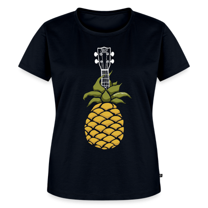 Damen Premium T-Shirt - "Pineapple Jam" - Navy