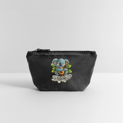 VINTAGE Täschchen "Uke & me belong together" - Vintage Schwarz