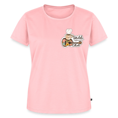 Damen Premium T-Shirt - „Ukulele Cappuccino Club" - Rosa