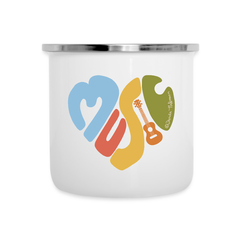 Ukulele Emaille-Tasse - 