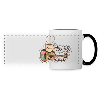 Tasse "Ukulele Cappuccino Club" - Weiß/Schwarz