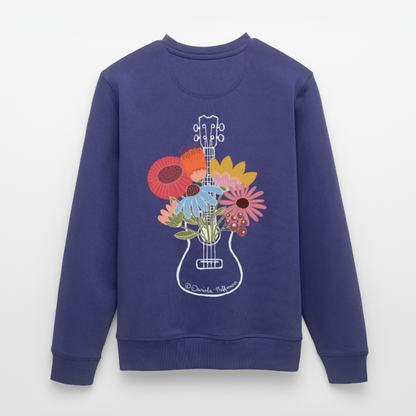 Ukulele-Sweatshirt - "Flower Power" - Dämmerung