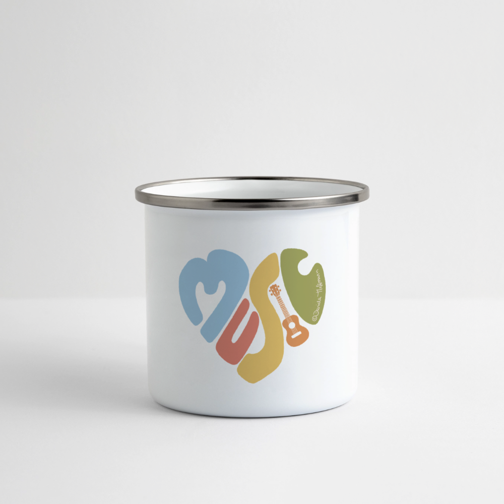 Ukulele Emaille-Tasse - 