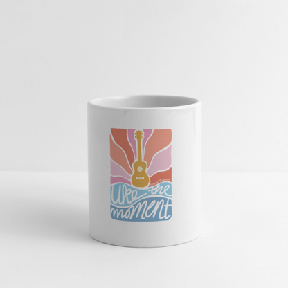 Ukulele-Tasse - "Uke the moment" - Weiß
