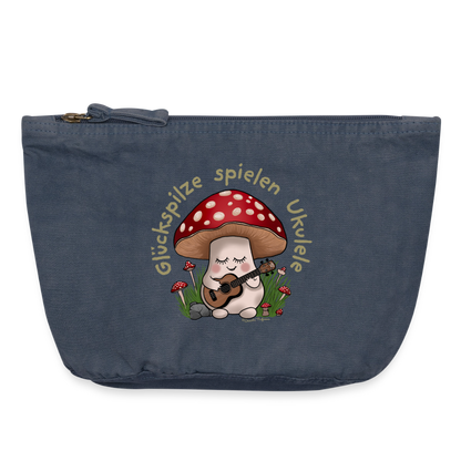 VINTAGE Täschchen „Glückspilze spielen Ukulele" - Vintage Denim