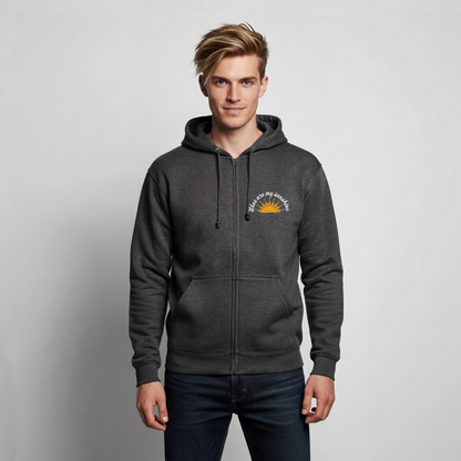 Unisex Kapuzenjacke "Ukes are my sunshine" - blue edition - Anthrazit