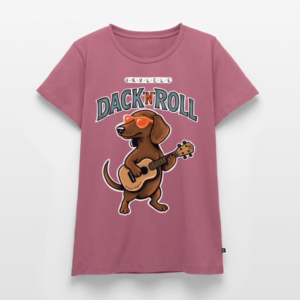 Damen Premium T-Shirt - „Dack’n’Roll“" - Mauve