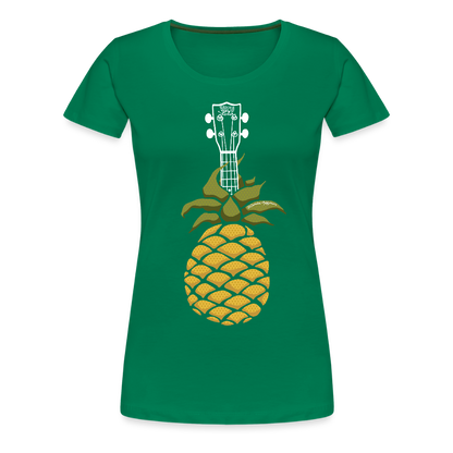 Damen Premium T-Shirt - "Pineapple Jam" - Kelly Green