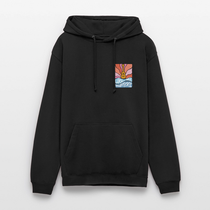 Ukulele Unisex Hoodie - "Uke the moment" - Schwarz