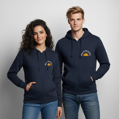 Unisex Kapuzenjacke "Ukes are my sunshine" - blue edition - Navy