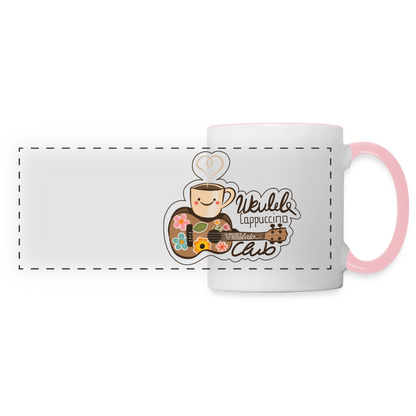 Tasse "Ukulele Cappuccino Club" - Weiß/Pink