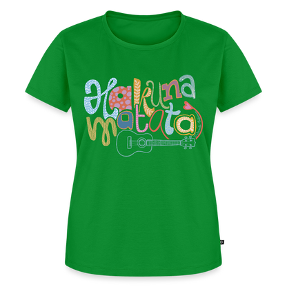 Damen Premium T-Shirt - "Hakuna Matata" - Grün