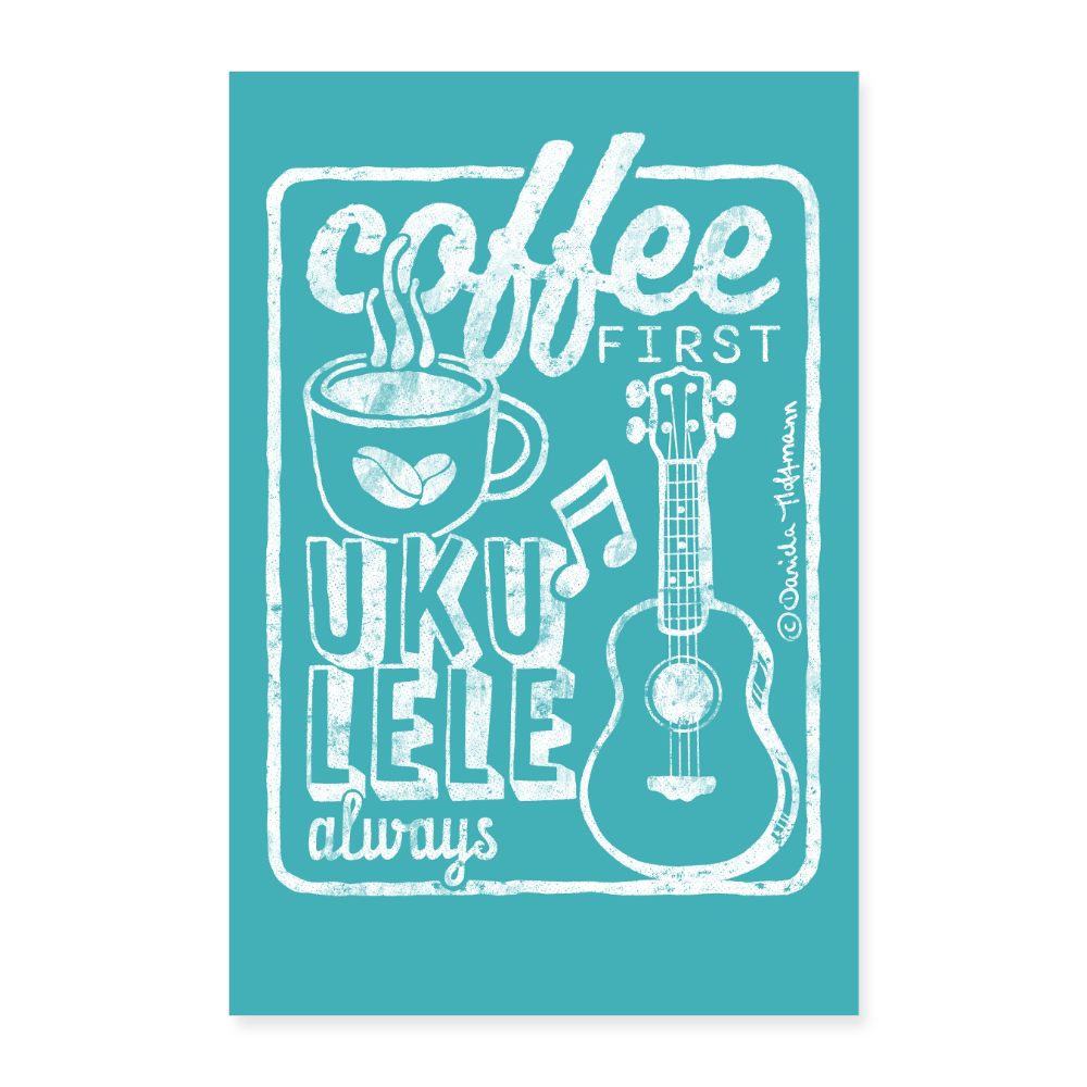 Ukulele-Poster 40x60 cm - 