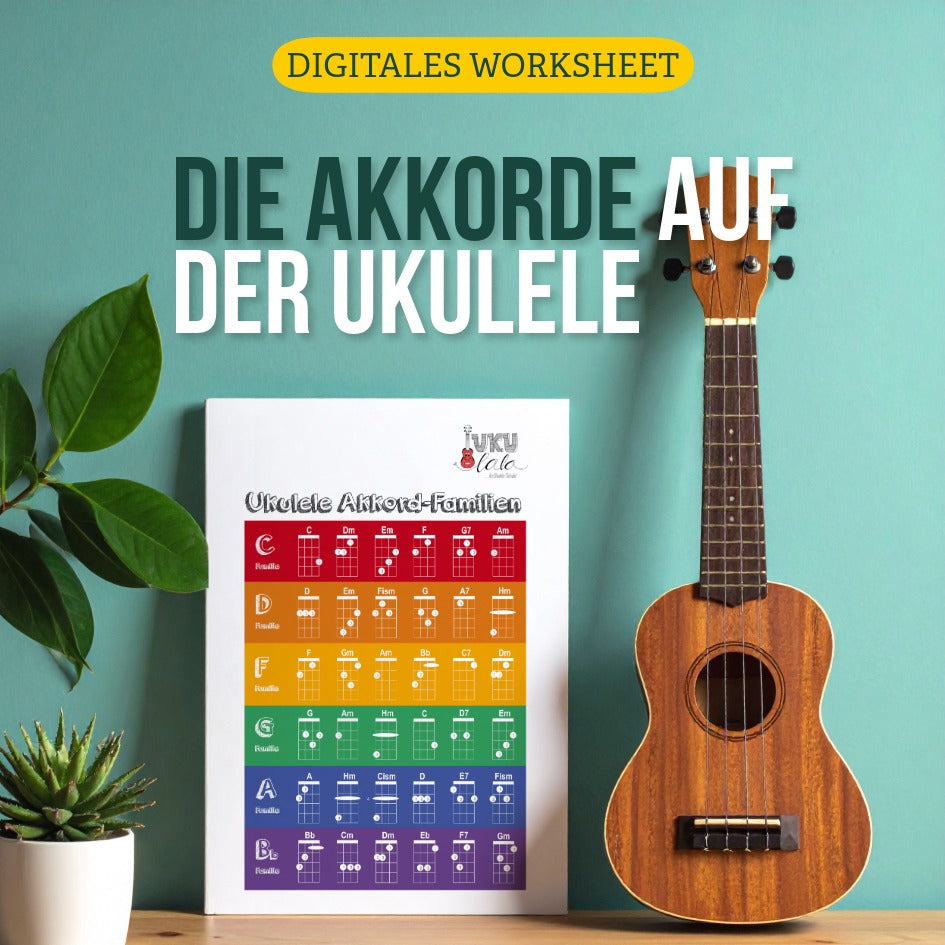 The Most Important Ukulele Chords - Chord Families (PDF)