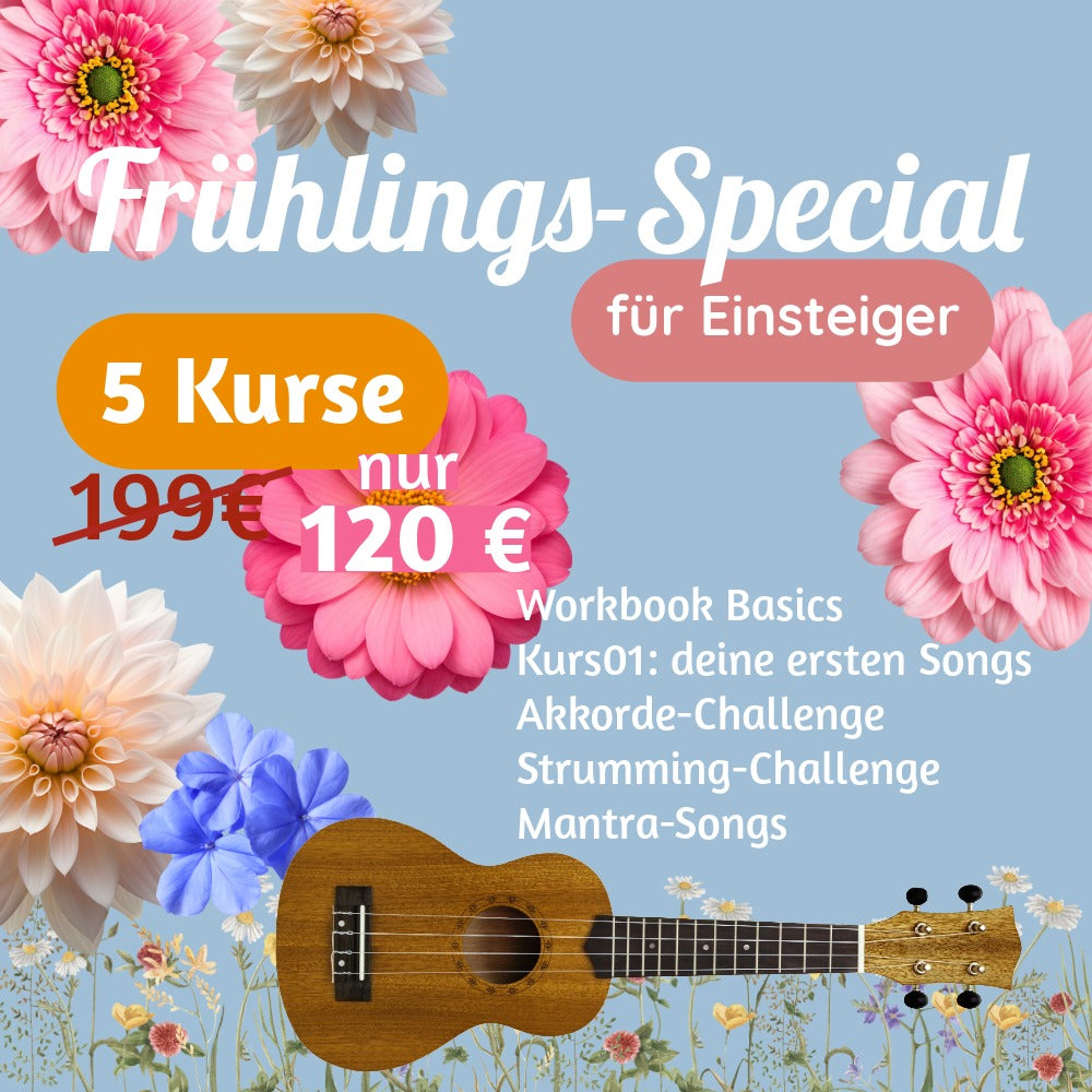 Frühlings-Special für Einsteiger: 5 Kurse für 120 Euro (statt 199 Euro)