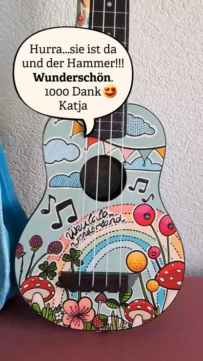 "UKUlala Wonderland" Travel Sopran Ukulele