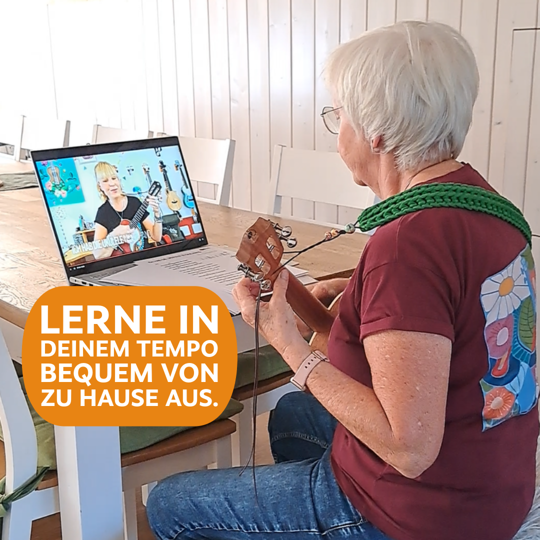 KURS#01: Lerne in 45 Minuten deine ersten 3 Lieder auf der Ukulele - mit Video!