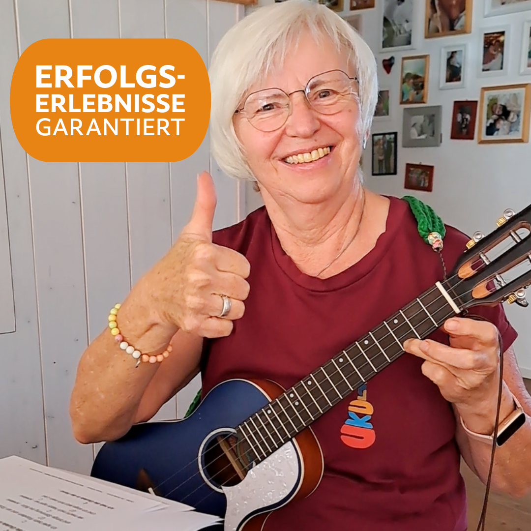 KURS#01: Lerne in 45 Minuten deine ersten 3 Lieder auf der Ukulele - mit Video!