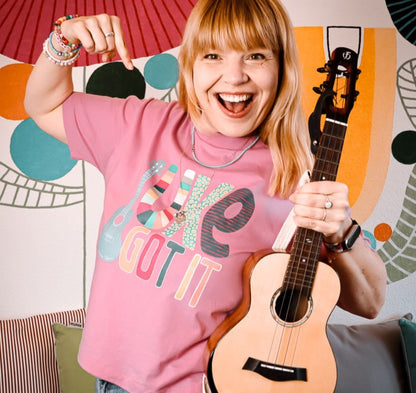 Ukulele women's shirt "UKE got it"