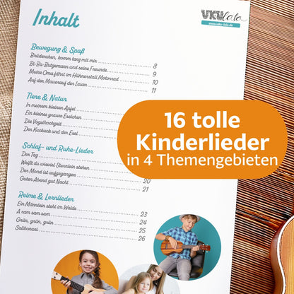 Kinderliederkurs – 16 Kinderlieder für Spielen, Lachen und Einschlafen