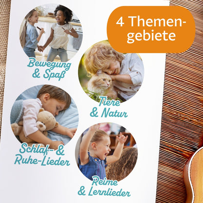 Kinderliederkurs – 16 Kinderlieder für Spielen, Lachen und Einschlafen