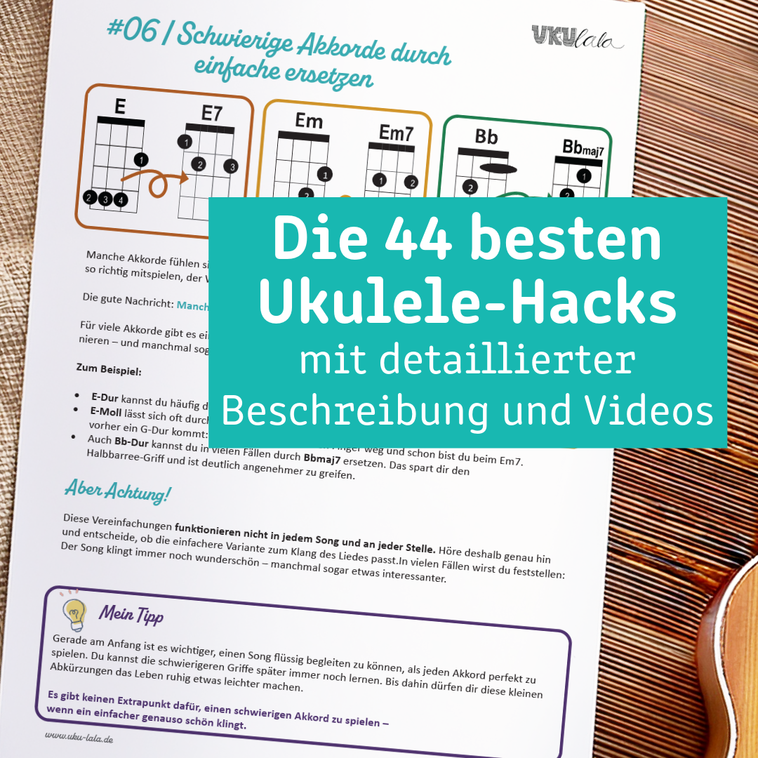 Die 44 besten Ukulele-Hacks