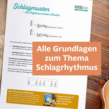 50 Schlagmuster für Ukulele - für mehr Groove und Abwechslung