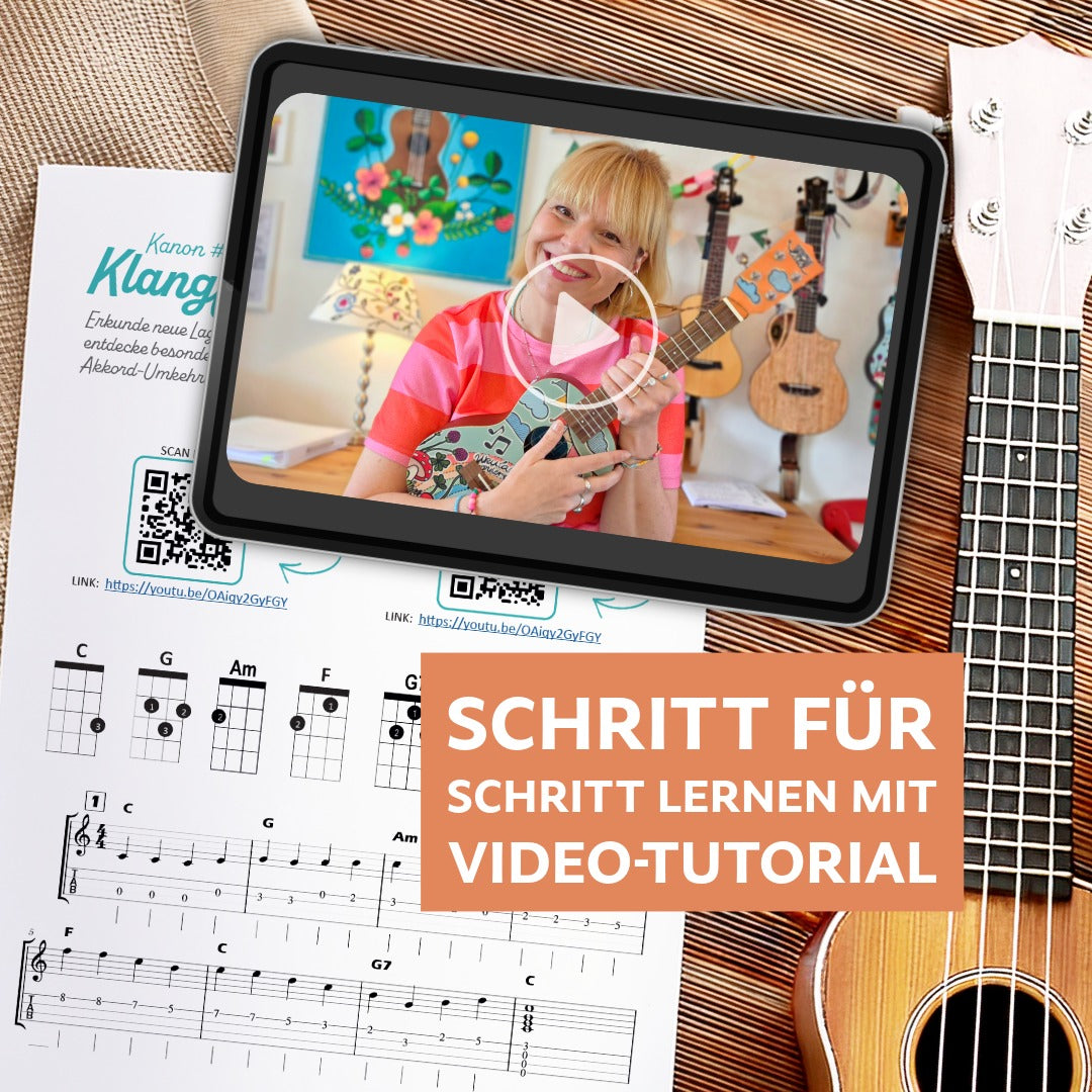 Ukulele Melodie & Chordmelodie - dein Einstieg in die Melodiewelt