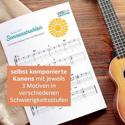 Ukulele Melodie & Chordmelodie - dein Einstieg in die Melodiewelt