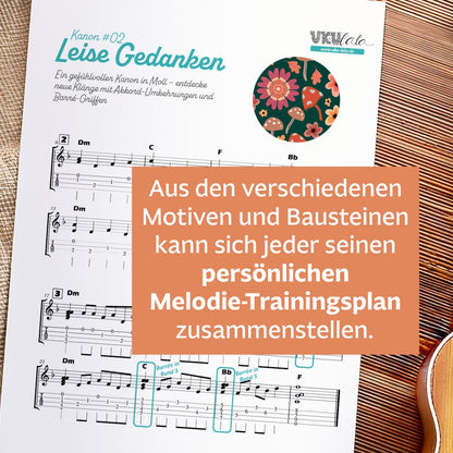 Ukulele Melodie & Chordmelodie - dein Einstieg in die Melodiewelt