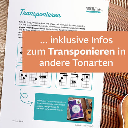 Ukulele Minikurs "3 Akkorde - 1000 Songs"