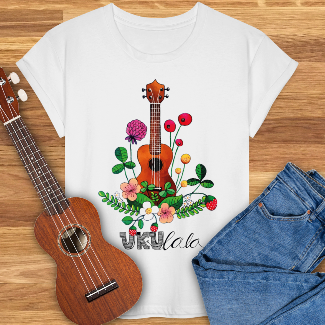 Ukulele Damen T-Shirt - "UKUlala"