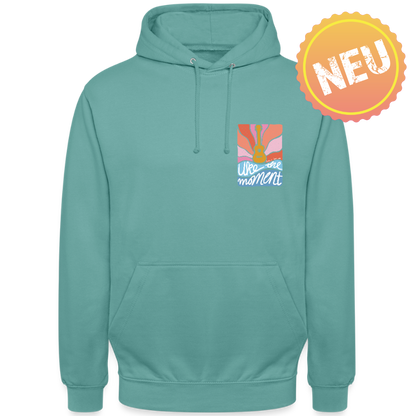 Ukulele Unisex Hoodie - "Uke the moment"