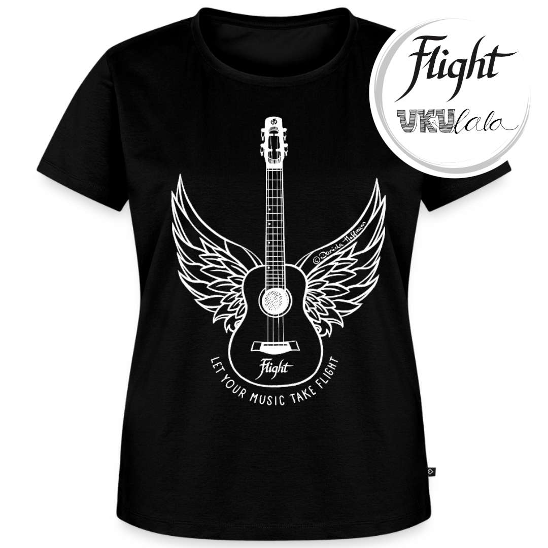 Damen Premium T-Shirt - "Let your music take flight"