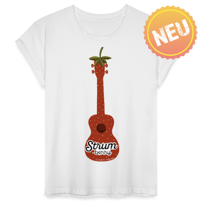 Ukulele Damen T-Shirt - "Strum-berry"